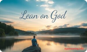 Bible Verses About Leaning on God