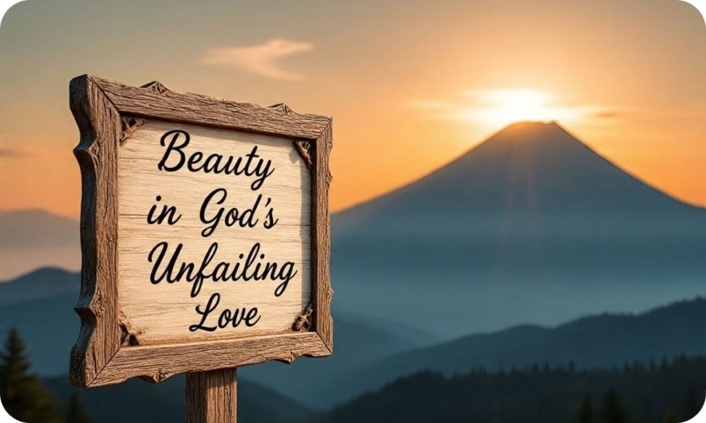 Beauty in God’s Unfailing Love