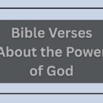 Bible Verses About the Power of God