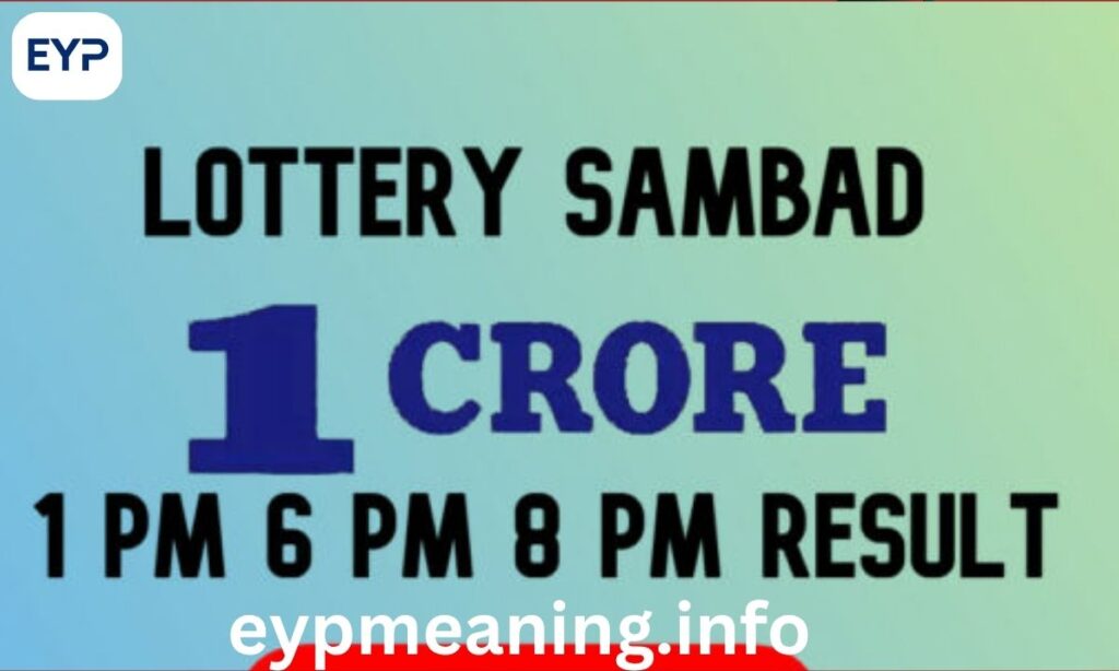 Sikkim State Lottery Sambad Result 5.11.2025 Today 1 PM 6 PM 8 PM